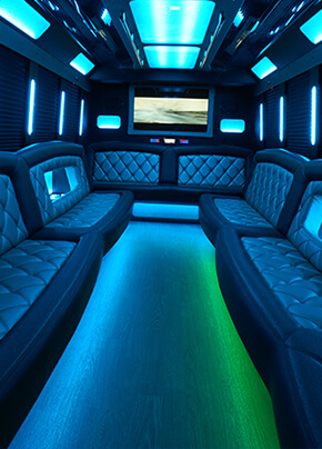 limo bus portland