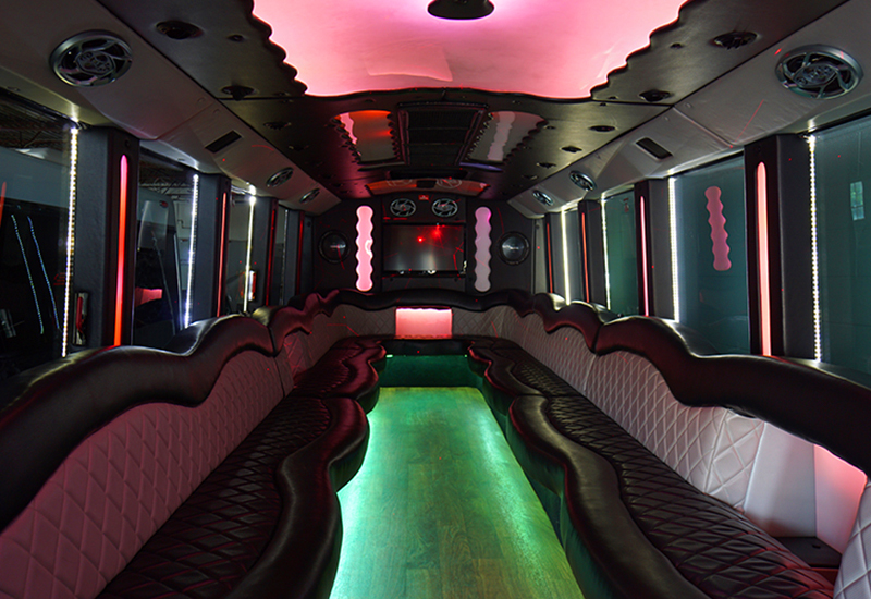 hardwood floor on bus